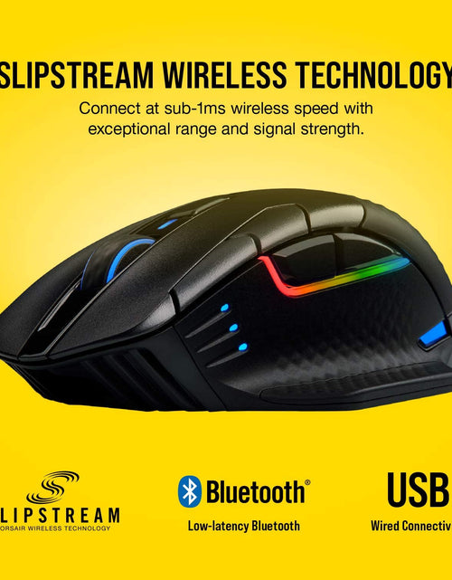 Load image into Gallery viewer, Dark Core RGB Pro, Wireless FPS/MOBA Gaming Optical Mouse with SLIPSTREAM Technology, Black, Backlit RGB LED, 18000 DPI, Optical,Ch-9315411-Na
