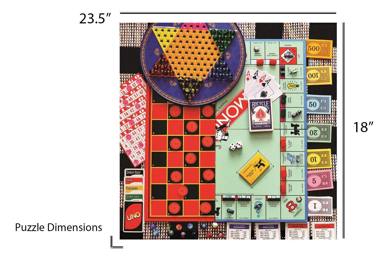 Board Games 36 Piece Jigsaw Puzzle