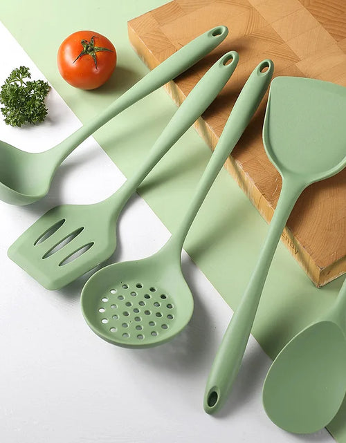 Load image into Gallery viewer, Silicone Kitchen Cooking Utensils Spatula Pasta Cookware Set Cooking Accessories Kitchen Utensils Kitchen Tools Kitchen Gadgets

