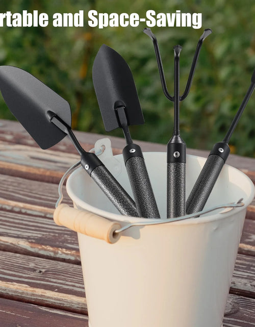 Load image into Gallery viewer, Garden Tools Set with Extension Handles, Heavy-Duty Steel Thick Gardening Hand Tools,5 Pieces
