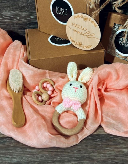 Load image into Gallery viewer, Mintbaby Pink Bunny Set Cotton
