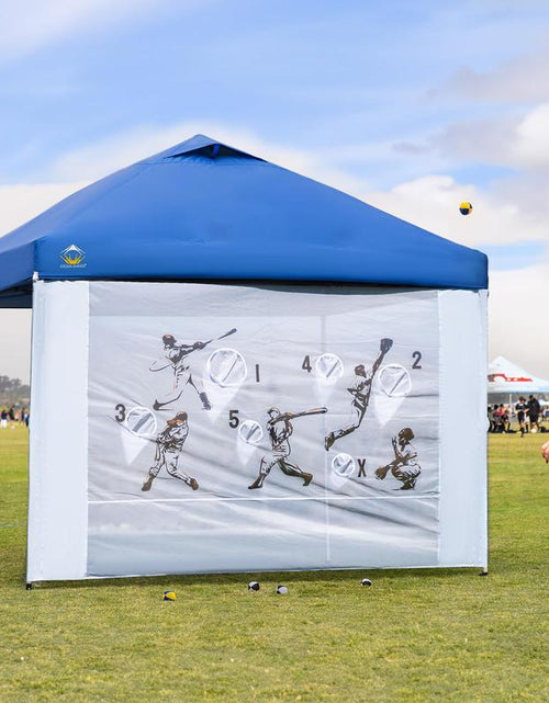 Load image into Gallery viewer, CROWN SHADES Toss Game Netting with 2 Balls - Outdoor Games for Kids, Adults and Family - Easy Setup for Tailgating, Patio, Lawn, Porch, Beach, Backyard (White)
