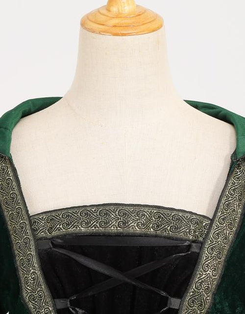 Load image into Gallery viewer, Women&#39;S plus Size Medieval Dress Costume for Renaissance Princess - Accessories, Womenswear Lace Adjustable Sleeve Breathable Vampire Costume
