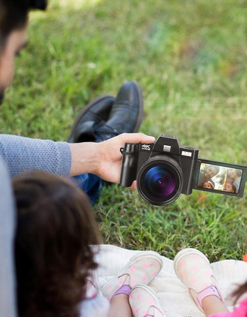 Load image into Gallery viewer, 4K Digital Cameras for Photography, 48MP Vlogging Camera for Youtube with Wifi, 180° Flip Screen Compact Camera with Flash
