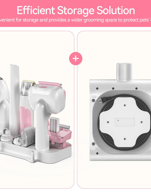 Load image into Gallery viewer, Grooming Vaccum, 4.5L Large Capacity Pet Grooming Kit &amp; 5-In-1 Ultra-Low Noise Pet Grooming Vacu for Dog, Cat
