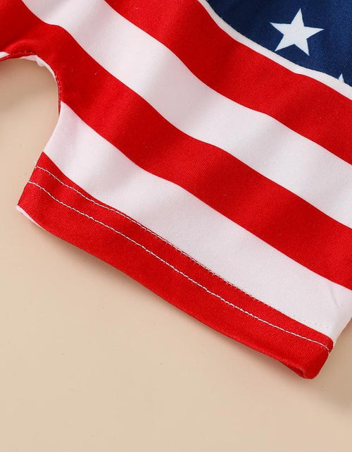 Load image into Gallery viewer, Baby Boy 4Th of July Independence Day Toddler Shorts Outfit Red Pants Clothing Sets Clothing Baby Boy Clothes Products #Springtok
