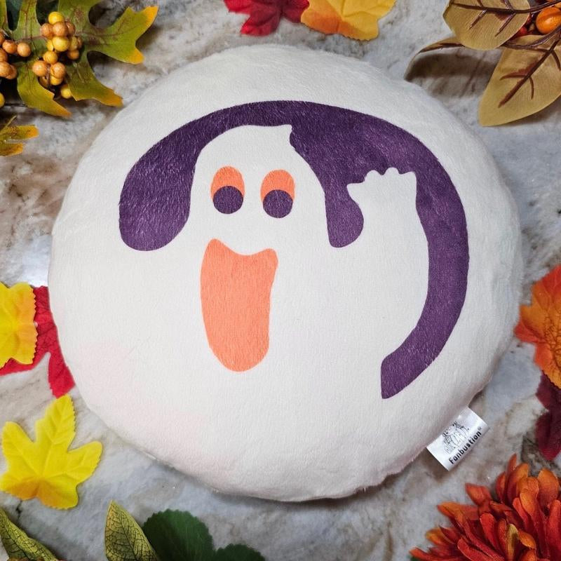 Kawaii Halloween Sugar Cookie Pillow |10 Inch Pumpkin, Black Cat & Ghost | Break & Bake Cookie Decor