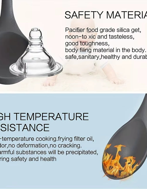 Load image into Gallery viewer, Kitchen Silicone Cooking Utensils, 12 Pc Kitchen Utensil Set, Wooden Kitchen Utensils, Kitchen Gadgets and Spatula Set
