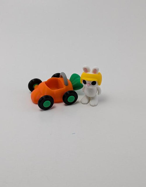 Load image into Gallery viewer, Easter Minis &amp; Containers- Easter Themed Articulating 3D Printed Collectible Figurines - Easter Gift - Rainbow Egg &amp; Easter Basket
