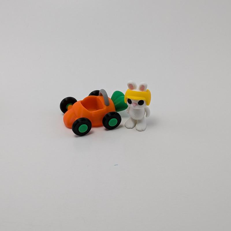Easter Minis & Containers- Easter Themed Articulating 3D Printed Collectible Figurines - Easter Gift - Rainbow Egg & Easter Basket