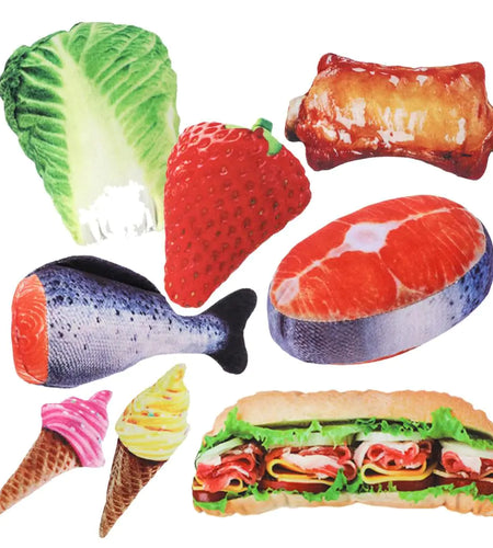 Dbeans Flourithing 8Pcs Dog Toys Cute Toy Pet Toys Dog Toys for Aggressive Chewers Engage Your Dogs Instincts During Playtime