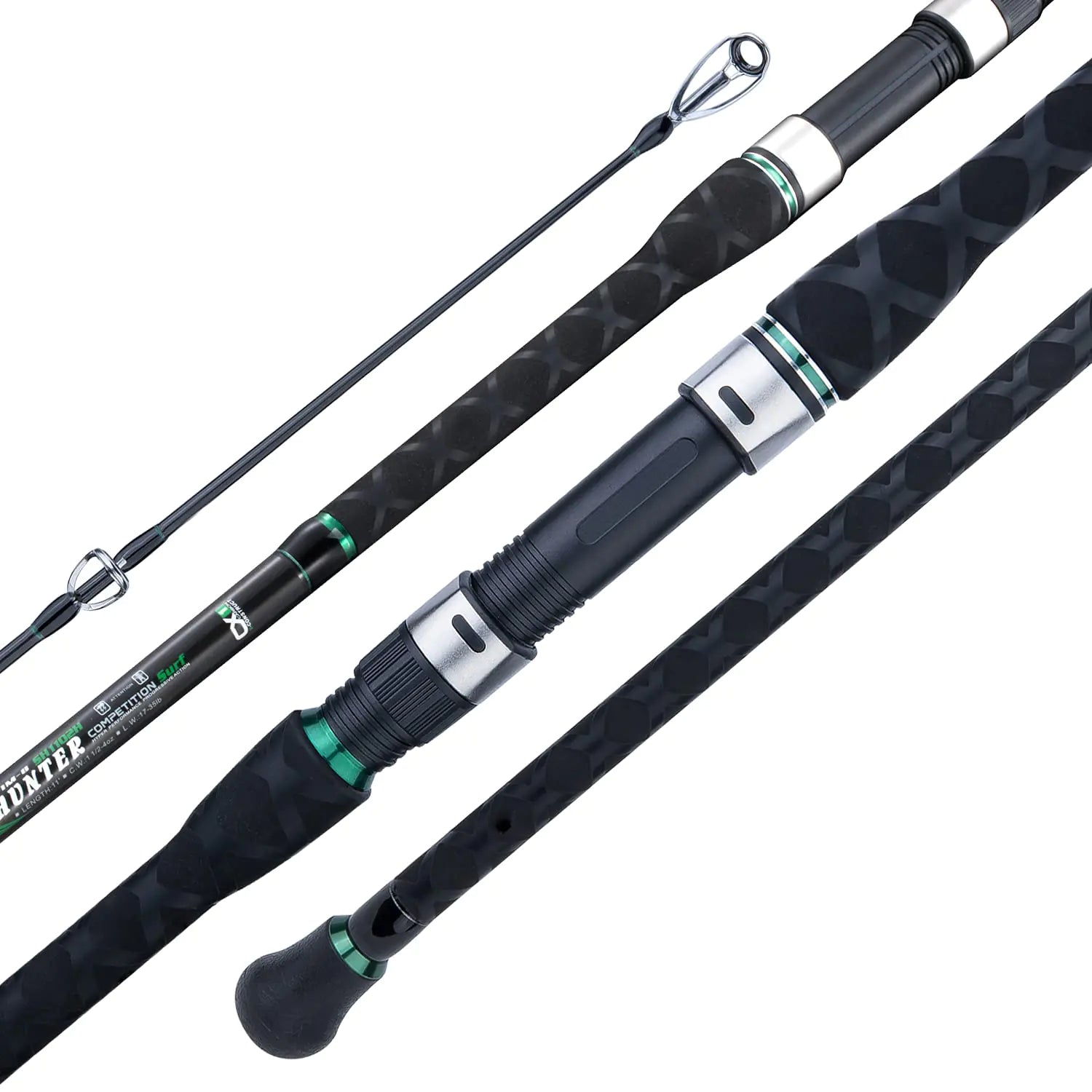 BERRYPRO Surf Spinning Rod IM8 Carbon Surf Fishing Rod (9/10/106/11/12/133) (10-Casting-2pc)