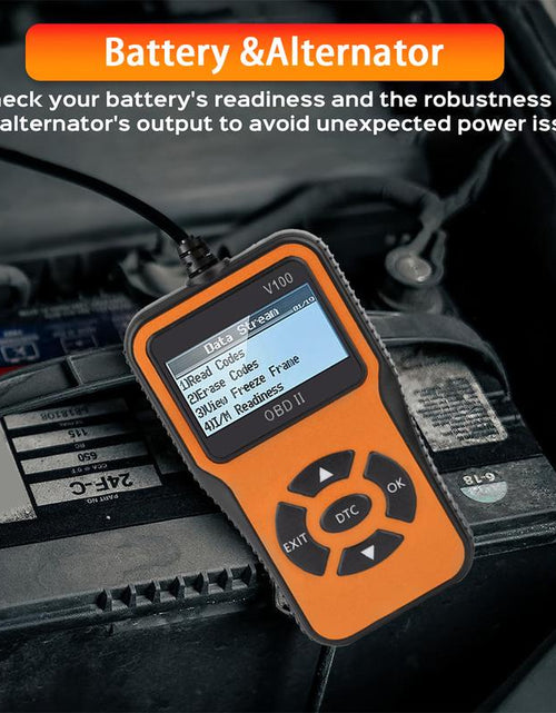 Load image into Gallery viewer, Advanced V100 OBD2 Scanner - Automotive Engine Diagnostic Tool, EOBD Car Check Engine Code Reader, OBD2 Auto Diagnostic Scan Instrument
