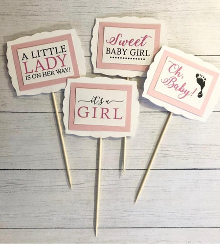 Baby Girl Baby Shower Decorations, Baby Shower Table Decor, Baby Shower Centerpieces