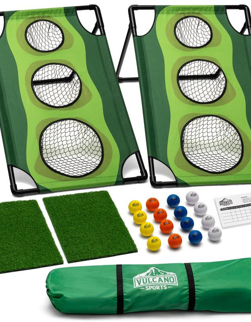 Load image into Gallery viewer, Par 1 Backyard Golf Cornhole Game, Golf Gifts for Men, Golf Accessories for Men, Golf Chipping Game
