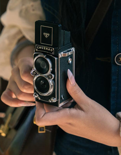 Load image into Gallery viewer, Digital Vintage Mini Digital Camera, 1080P HD Video 12MP Autofocus Digital Cameras with 16GB Card, Compact Camera for Vlogging
