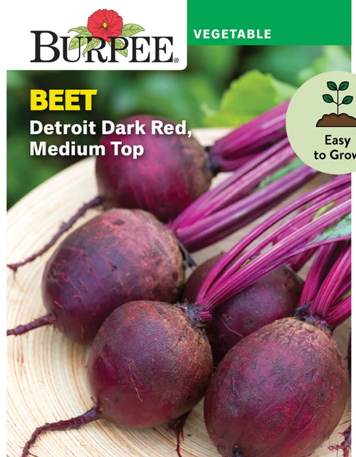 Load image into Gallery viewer, Medium Top Detroit Dark Red Beet Seeds - Non-Gmo, Easy to Grow, Vegetable Gardening Seeds, 5.5G, 1-Pack
