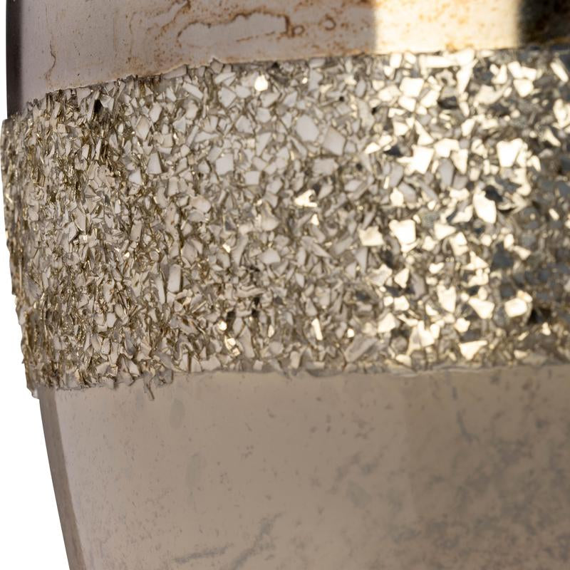 Sagebrook Home Modern Glam Glass Floor or Table Vase Decor Decorative