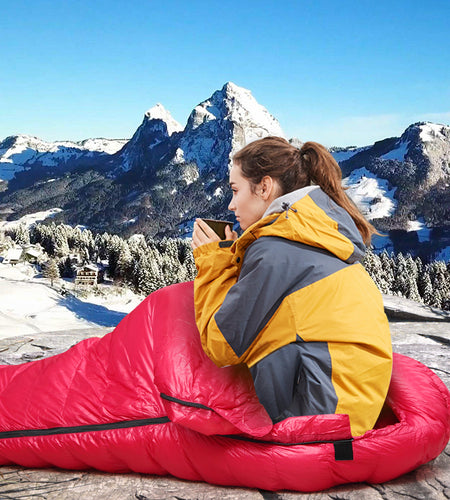 Kamperbox Sleeping Bag Camping Winter Sleeping Bag Ultralight Sleeping Bag Camping Sleeping Ultralight Camping