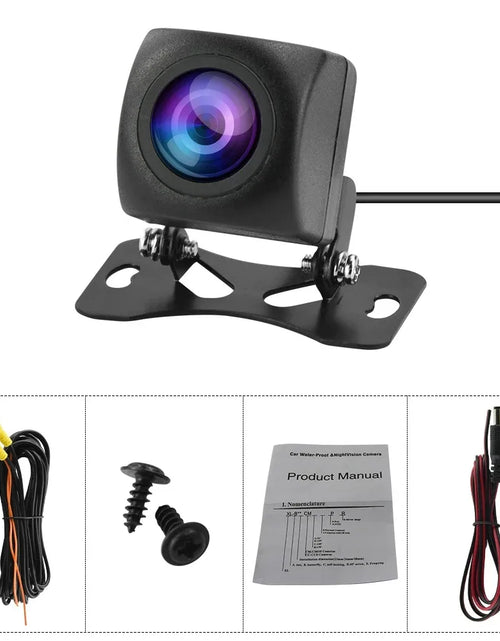 Load image into Gallery viewer, 5V 12V Wide Angle HD Car Rearview Camera Rear View Video Vehicle Camera Backup Reverse Camera Night Vision Parking Camera

