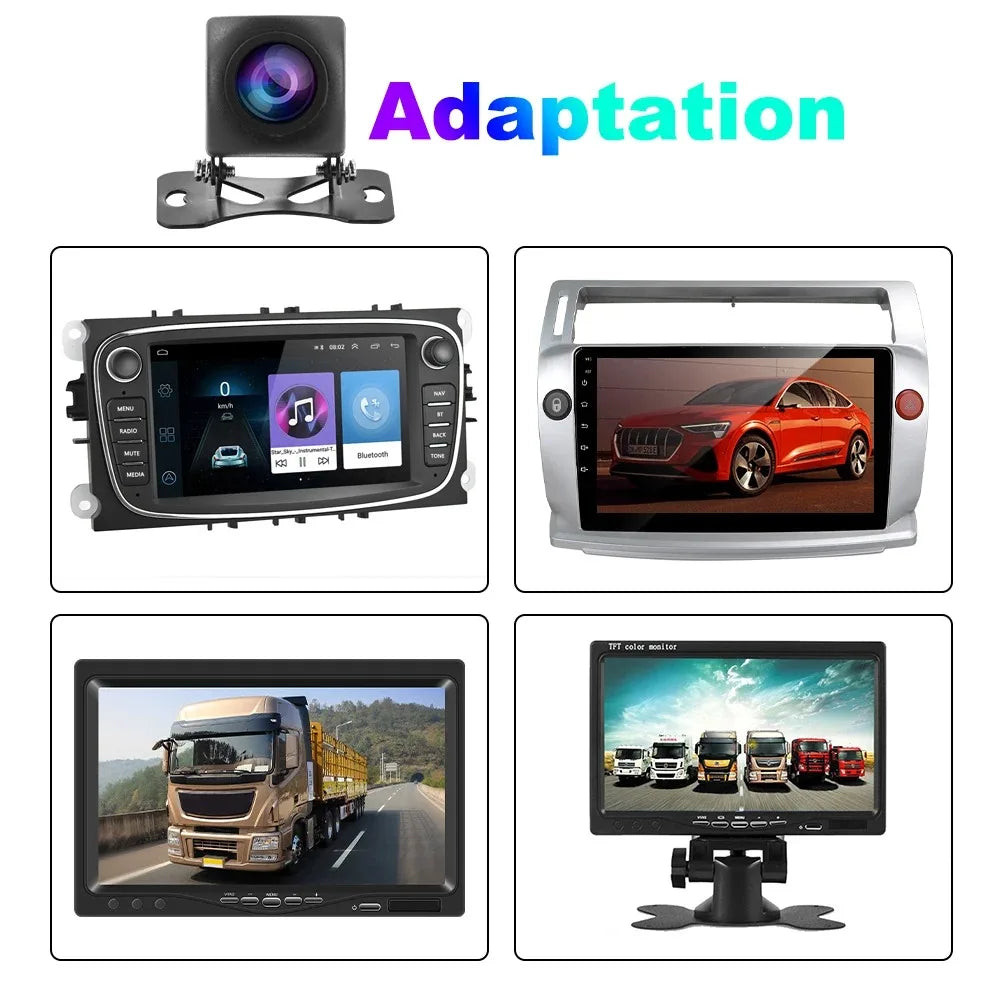 5V 12V Wide Angle HD Car Rearview Camera Rear View Video Vehicle Camera Backup Reverse Camera Night Vision Parking Camera