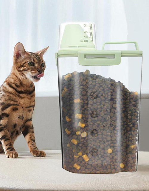 Load image into Gallery viewer, Clear Pet Food Storage Seal Box, Leakproof Pet Food Storage Container, Food Storage Organizer for Cats and Dogs
