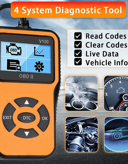 Load image into Gallery viewer, Advanced V100 OBD2 Scanner - Automotive Engine Diagnostic Tool, EOBD Car Check Engine Code Reader, OBD2 Auto Diagnostic Scan Instrument
