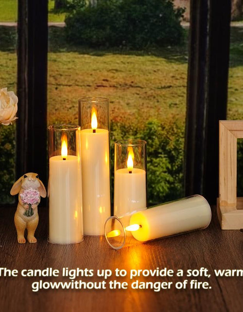 Load image into Gallery viewer, 12 Pcs Flameless Candles, Battery Required, LED Candles with Remote Control Timer, Party Wedding Decor, Halloween, Christmas Decorations, Lighting
