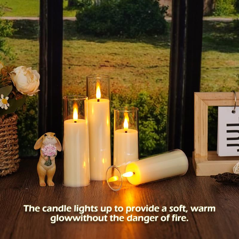 12 Pcs Flameless Candles, Battery Required, LED Candles with Remote Control Timer, Party Wedding Decor, Halloween, Christmas Decorations, Lighting