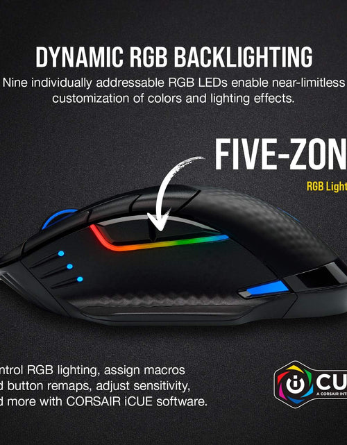Load image into Gallery viewer, Dark Core RGB Pro, Wireless FPS/MOBA Gaming Optical Mouse with SLIPSTREAM Technology, Black, Backlit RGB LED, 18000 DPI, Optical,Ch-9315411-Na

