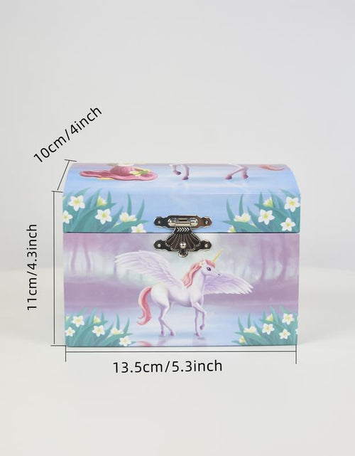 Load image into Gallery viewer, Musical Jewelry Box，Organize，Gift for Girls Children Girlfriend Mom，Room Decor，Ballerinas，Unicorn，Birthday，Valentine&#39;S Day, Thanksgiving, Halloween，Christmas
