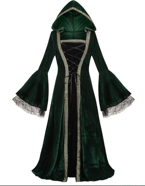 Load image into Gallery viewer, Women&#39;S plus Size Medieval Dress Costume for Renaissance Princess - Accessories, Womenswear Lace Adjustable Sleeve Breathable Vampire Costume

