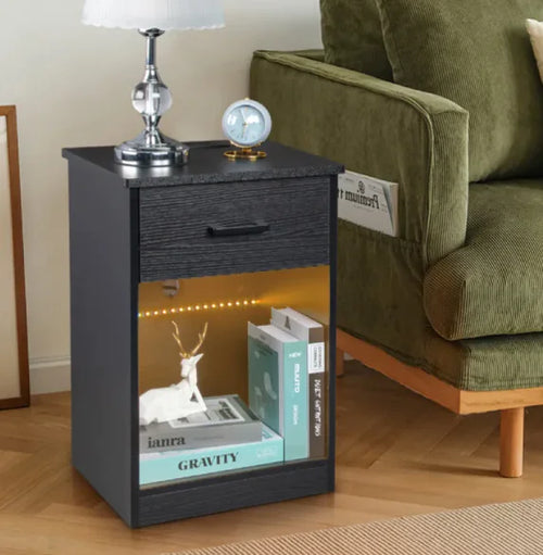 Load image into Gallery viewer, Bedside Table with Drawer
