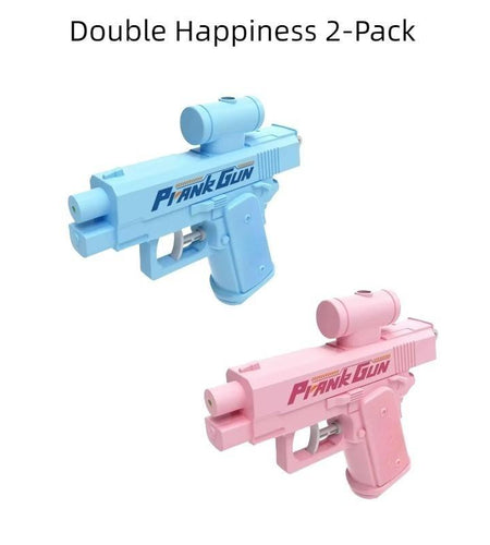 Summer New Creative Double Sided Reverse Water Spray Gun Trick Tactics Double Directional Water Spray Mini Water Play Gun Toy