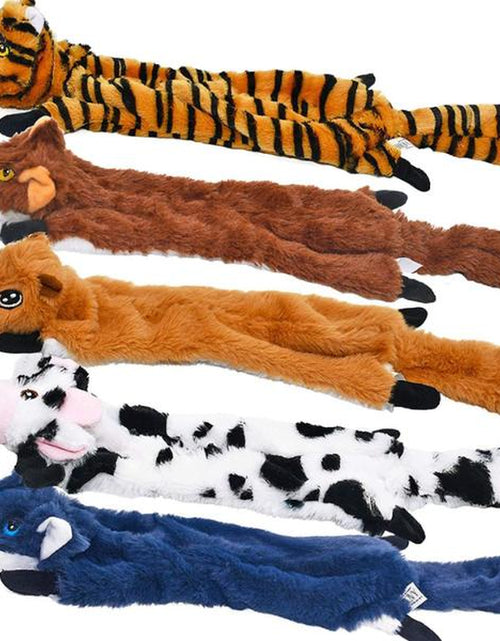 Load image into Gallery viewer, Dog Squeaky Toys 5 Pack, Pet Toys Crinkle Dog Toy No Stuffing Animals Dog Plush Chew for Large Dogs and Medium Dogs Squeeky
