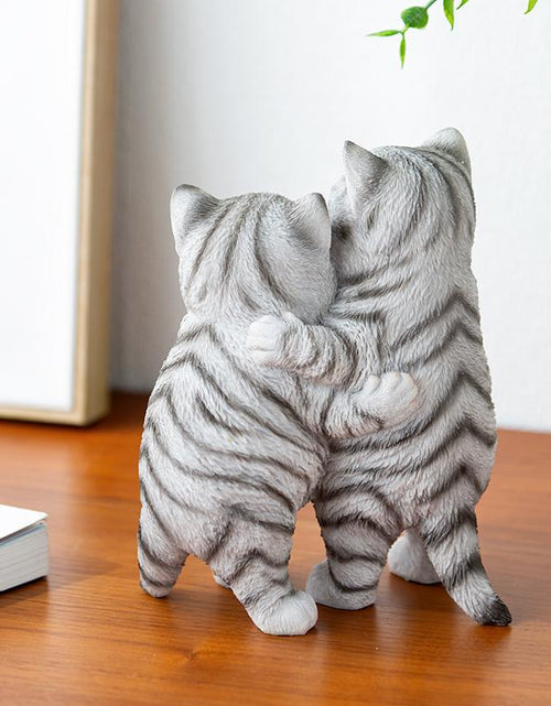 Load image into Gallery viewer, 1PC Cute Hand Heart Gesture Cats Resin Statue - Home Office Desk Decor Statue, Creative Figurine Gift for Cat Lovers, Bookshelf Decoration, Perfect Gift for Valentine&#39;S Day, Mother&#39;S Day,Thanksgiving, Christmas
