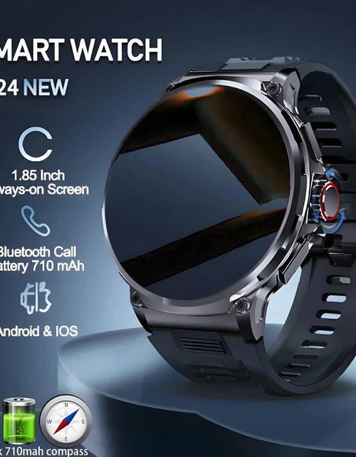 Load image into Gallery viewer, 1.85&quot; Ultra HD Smartwatch GPS Bluetooth Call Health Monitoring Watch Gym Gift
