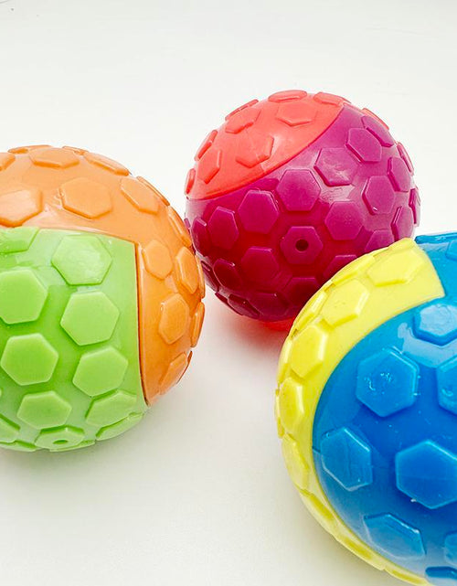 Load image into Gallery viewer, Pet Chew Toy Ball, 1/3 Counts Elastic Squeaker Sound Toy, Interactive Teeth Grinding and Cleaning Pet Toys, Pet Stress Relief Companion Toys

