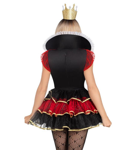 Queen of Hearts Wonderland Halloween Costume Dress