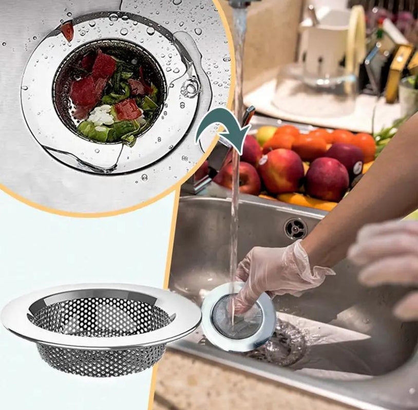 Kitchen Sink Filter Stainless Steel, Kitchen Sink Drain Filter, Kitchen Sink Filter, for Most Kitchen Sink Drain Baskets, Kitchen Sink Filter