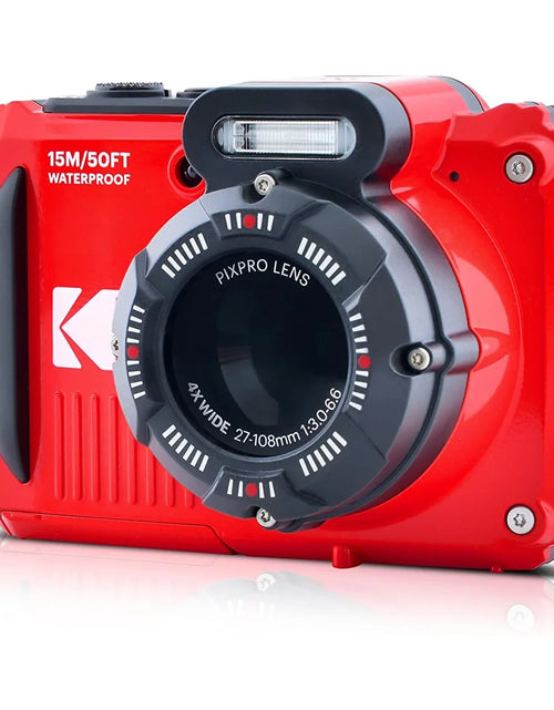 Load image into Gallery viewer, PIXPRO WPZ2 Full HD Rugged Waterproof Digital Camera, 16MP, Red
