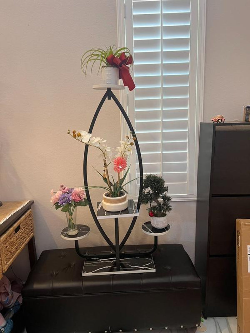 Stylish Lotus Shape Plant Stand Indoor Tall Plant Shelf Metal Tiered Hanging Shelf, Wedding Flower Stands, Indoor Plant Stand, Wedding Decor, Home Decor Organiser Rack