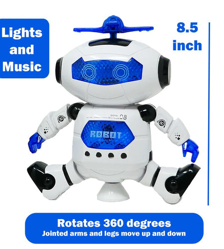 Dancing Robot with Lights and Sound 360 Degree LED Spinning