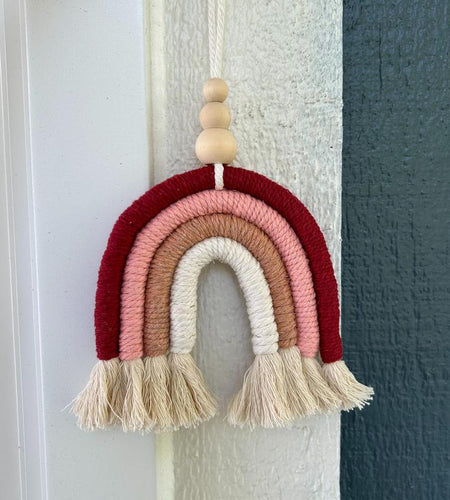 Rainbow Hanger - Baby Shower Gifts - Boho Decoration - Macramé -