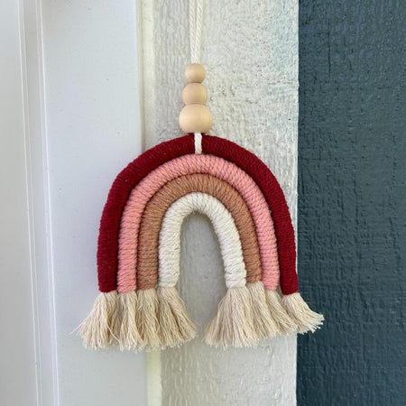 Rainbow Hanger - Baby Shower Gifts - Boho Decoration - Macramé -