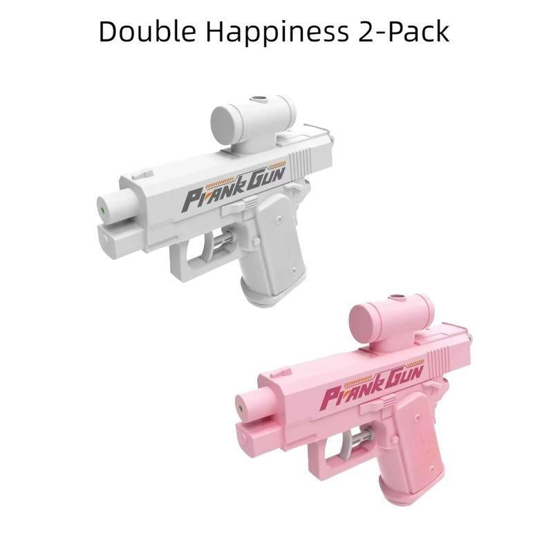 Summer New Creative Double Sided Reverse Water Spray Gun Trick Tactics Double Directional Water Spray Mini Water Play Gun Toy