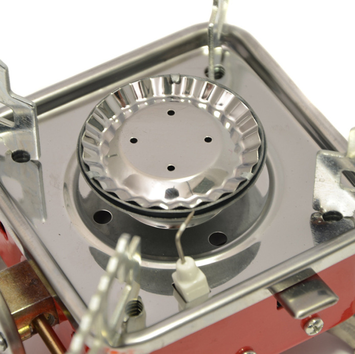 Portable Square Camping Stove for Outdoor Use