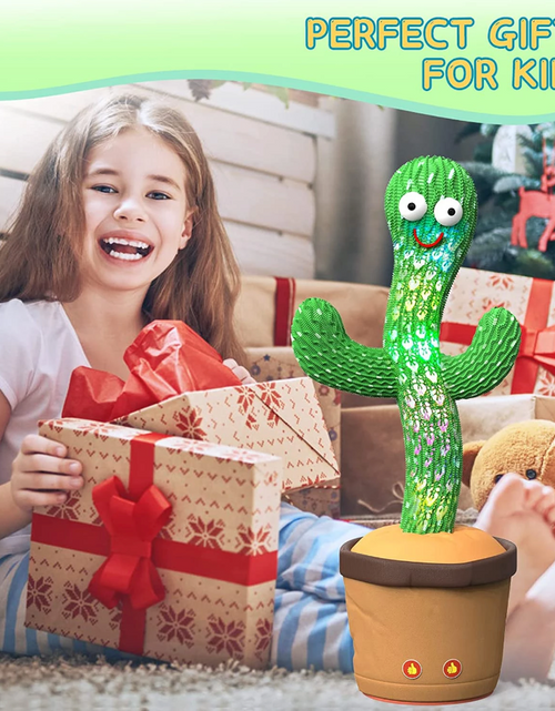 Load image into Gallery viewer, Dancing Cactus Plush Toy Doll Electronic Recording Shake With Song Funny Gift US
