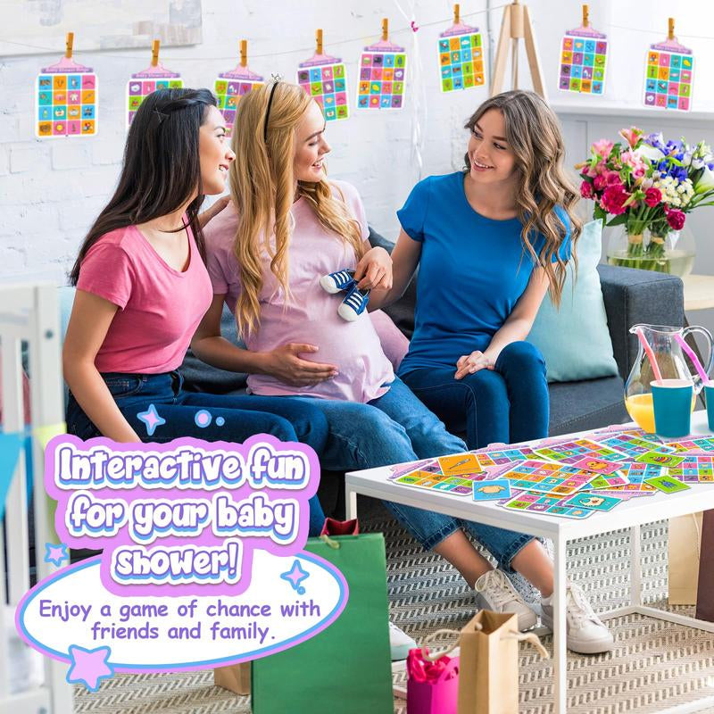 40 Baby Shower Bingo Cards, Activities Games,Party Bingo for Adults Kids