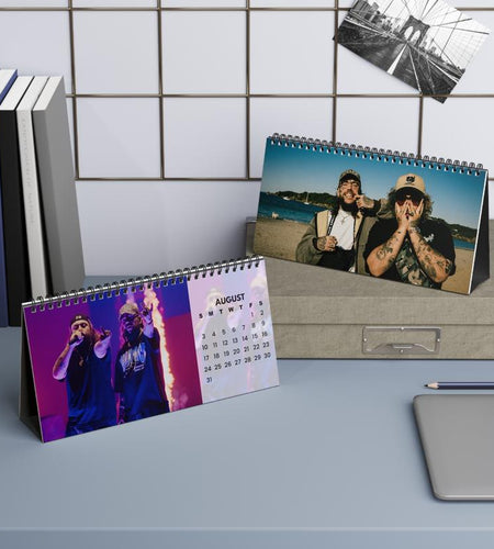 The Boys Desktop Calendar, G59 Table Decor, New Year 2025 Calendar, Ruby and Scrim New Calendar Gift for Fans